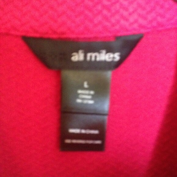 Ali Miles Button Front Tunic Blazer Jacket Large - Picture 3 of 6